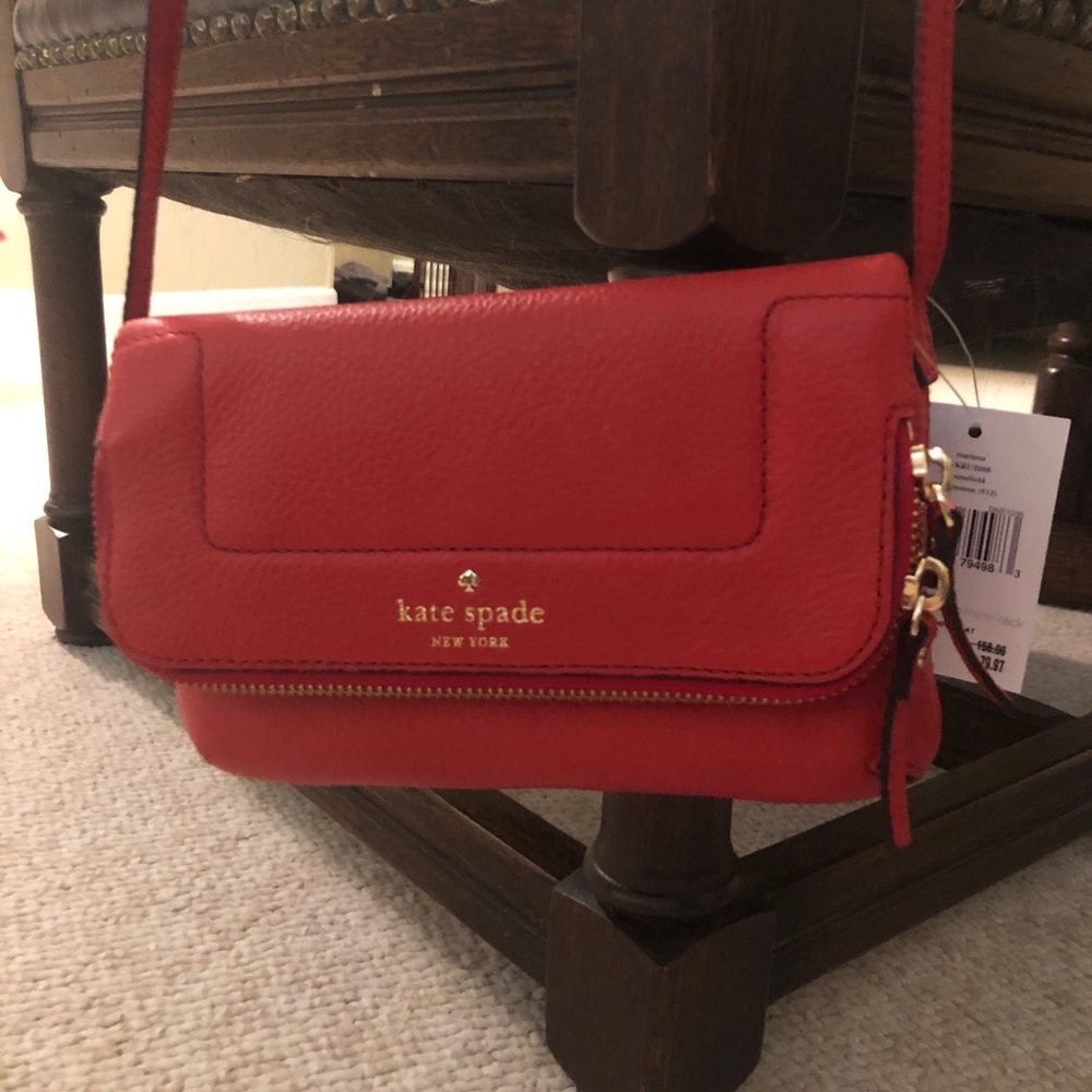 SOLD Red Kate Spade Crossbody never worn!